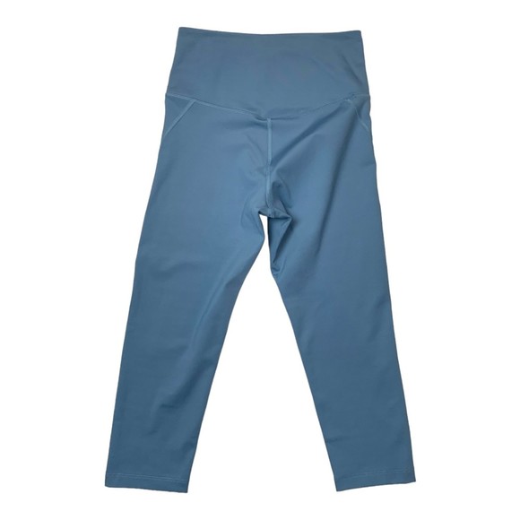 NWT Girlfriend Collective High Waist Capri Workout Leggings Navy Steel Small - Picture 4 of 9